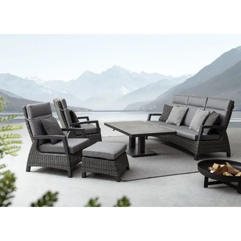 Bizzotto outdoor Braciere Efesto tondo nero d60x24h